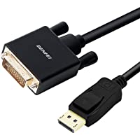 Cable DisplayPort a DVI- BENFEI 0-9 m Adaptador Macho a Macho Chapado en Oro para Lenovo- DELL- HP- ASUS y Otras Marcas